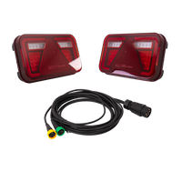 ASPÖCK MULTILED IV LED galiniai žibintai + ASPÖCK 4,5 m ilgio 7 kontaktų laidų jungtis
