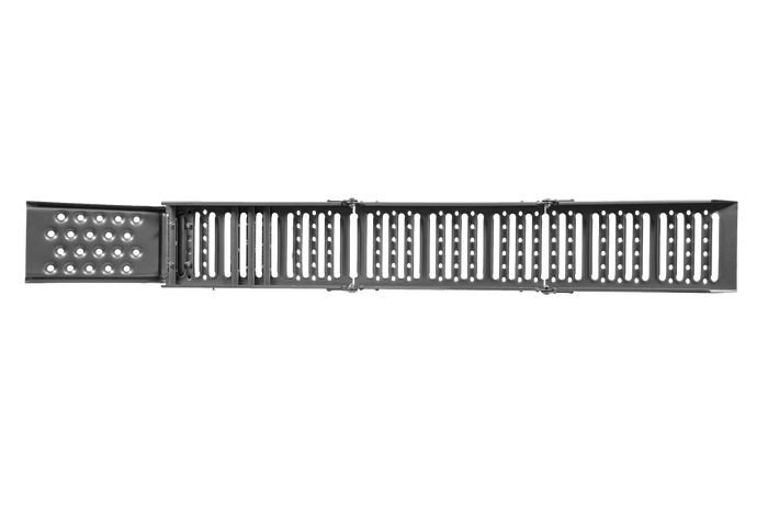UNITRAILER ALR005 sulankstomos plieninės rampos priekaboms, 200 cm, 500 kg, 2 vnt. komplektas