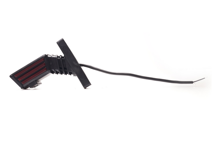 WAŚ 2550L W297.3.1 SPOT LED kairysis gabaritinis žibintas ant trumpos kojelės