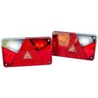 ASPÖCK Multipoint V LED galiniai žibintai, 7 funkcijos kairėje + dešinėje