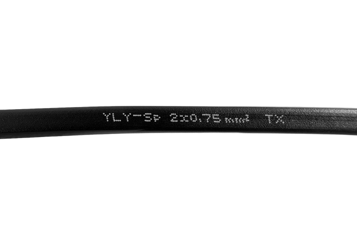 TEXSIM YLY-Sp 2x0.75 dviejų gyslų plokščias elektros kabelis - 1 m