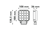 LED darbo žibintas su reflektoriumi LAYTZ LY7107 64xLED 6400lm kvadratinis