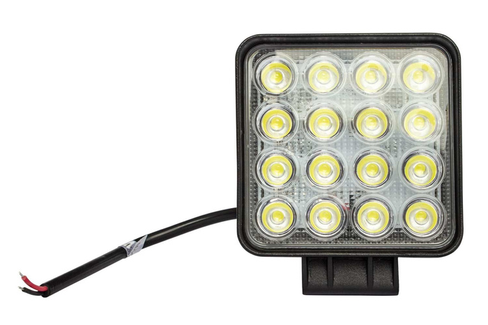Kvadratinė darbo lempa 16 LED 3400 Lm