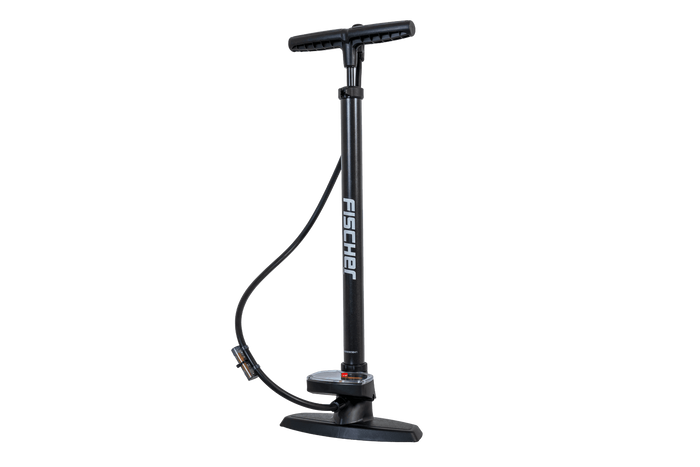 Universalus dviračio siurblys su manometru FISCHER 85580