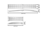 UNITRAILER ALR003 sulankstomos rampos, aliuminio rampos priekaboms, 221 cm, 680 kg, su diržu ir atrama, 2 vnt. komplektas
