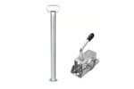 Fiksuota atrama su spaustuku WINTERHOFF RSR48-700+KLE48 150kg 48mm 700mm