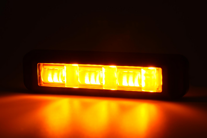 Įspėjamoji lemputė WAŚ 2466 W285 Mirksinti oranžinė LED lemputė PAGRINDINIS/PAVALDASIS