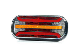 Galinis žibintas FRISTOM FT-230 LED bajonetas 6 funkcijų universalus