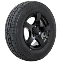 Sustiprintas priekabos ratas KENDA PAdanga 185/80 R14C 104/102N ALUMINIUMINIS Ratlankis STARCO juodas 5.5Jx14"H2 5x112 ET:30