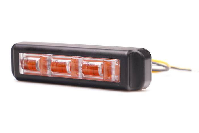 Įspėjamoji lemputė WAŚ 2466 W285 Mirksinti oranžinė LED lemputė PAGRINDINIS/PAVALDASIS