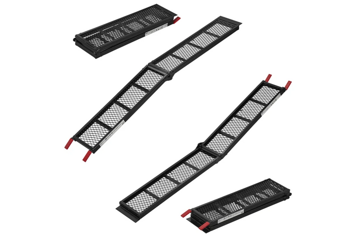 „ProPlus 390094“ sulankstomos plieninės rampos priekaboms, 203 cm, 680 kg, 2 vnt. rinkinys