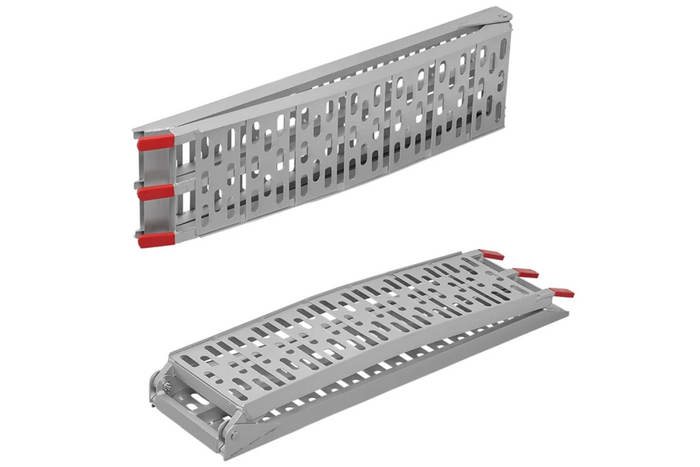 „ProPlus 390096“ sulankstomos aliuminio rampos priekaboms 220 cm 680 kg, 2 vnt. rinkinys