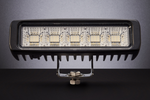 LED darbo žibintas su atšvaitu TT TECHNOLOGY BLACK TT.13445 45xLED 3120lm stačiakampis