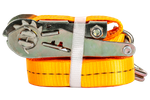 UNITRAILER 2m/50mm/5t oranžinė transportavimo juosta su įtempikliu