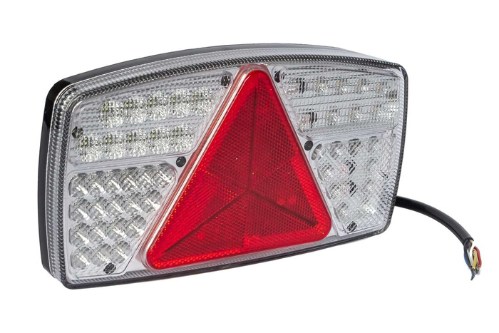 ASPÖCK 41-131 LED galinis žibintas, 7 funkcijos, kairėje