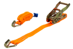 UNITRAILER 2m/25mm/1t oranžinis transportavimo diržas su įtempikliu