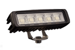 LED darbo žibintas su atšvaitu TT TECHNOLOGY BLACK TT.13445 45xLED 3120lm stačiakampis