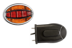FRISTOM FT-355 LED universalus galinis žibintas su šoniniu tvirtinimo kronšteinu