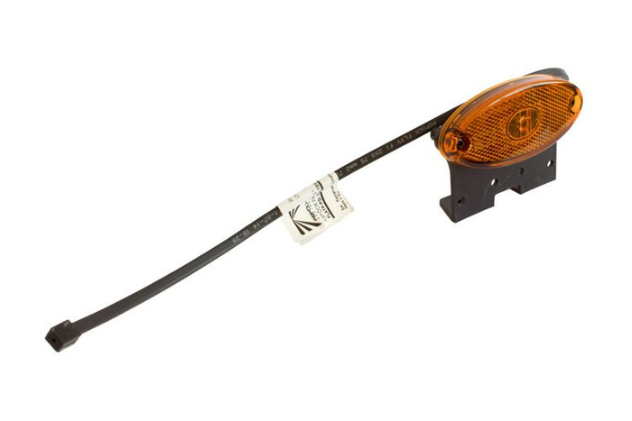 ASPÖCK FLATPOINT II LED šviestuvas, oranžinis, universalus, su laikikliu