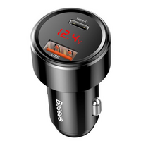 BASEUS Magic serijos USB automobilinis įkroviklis, USB-C 45W
