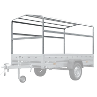 Brezentinio priekabos dangčio rėmas H-1100 UNITRAILER GARDEN 265 KIPP