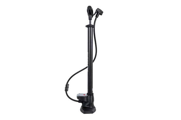 Universalus dviračio siurblys su manometru FISCHER 85580